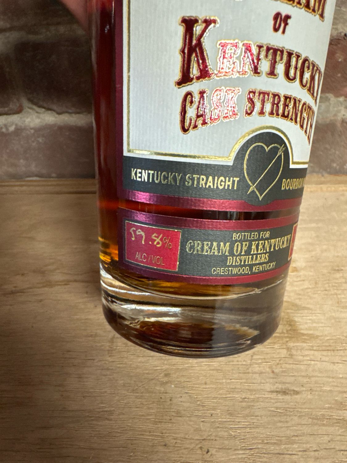 Cream Of Kentucky Cask Strength 750ml