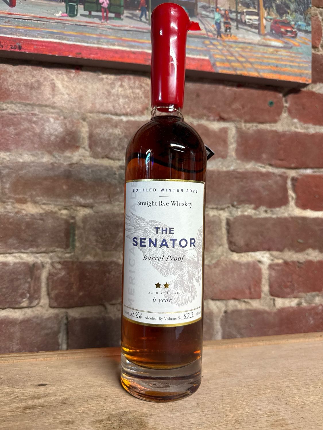 The Senator Barrel Proof Rye 114.6 750ml