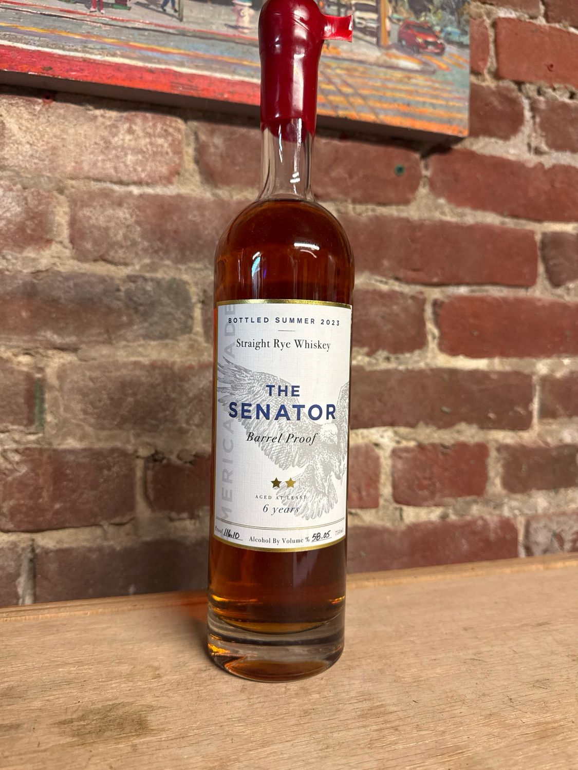 The Senator Barrel Proof Rye 116.10 750ml