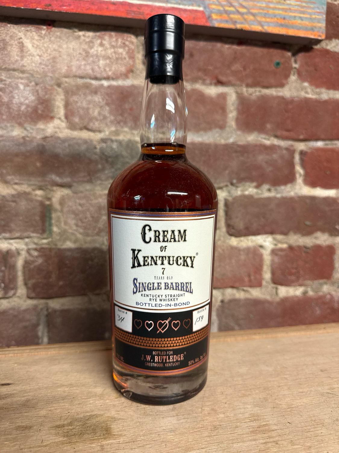 Cream Of Kentucky 7year Single Barrel 750ml