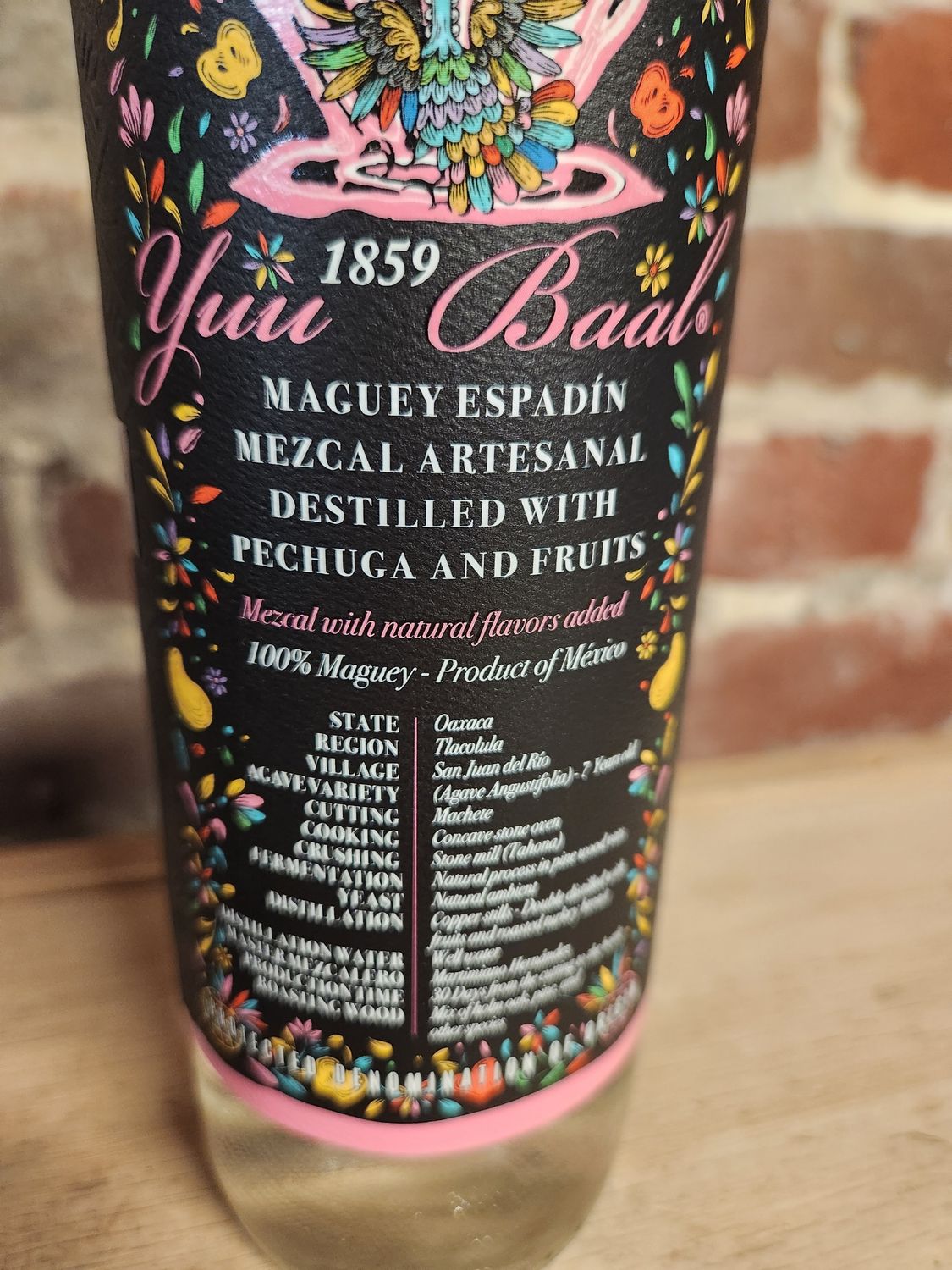 Yuu Baal Pechuga Mezcal 750ml