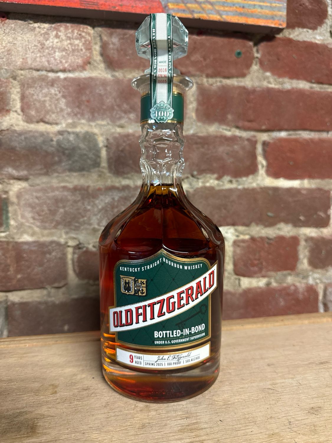 Old Fitzgerald 9year 750ml 2025