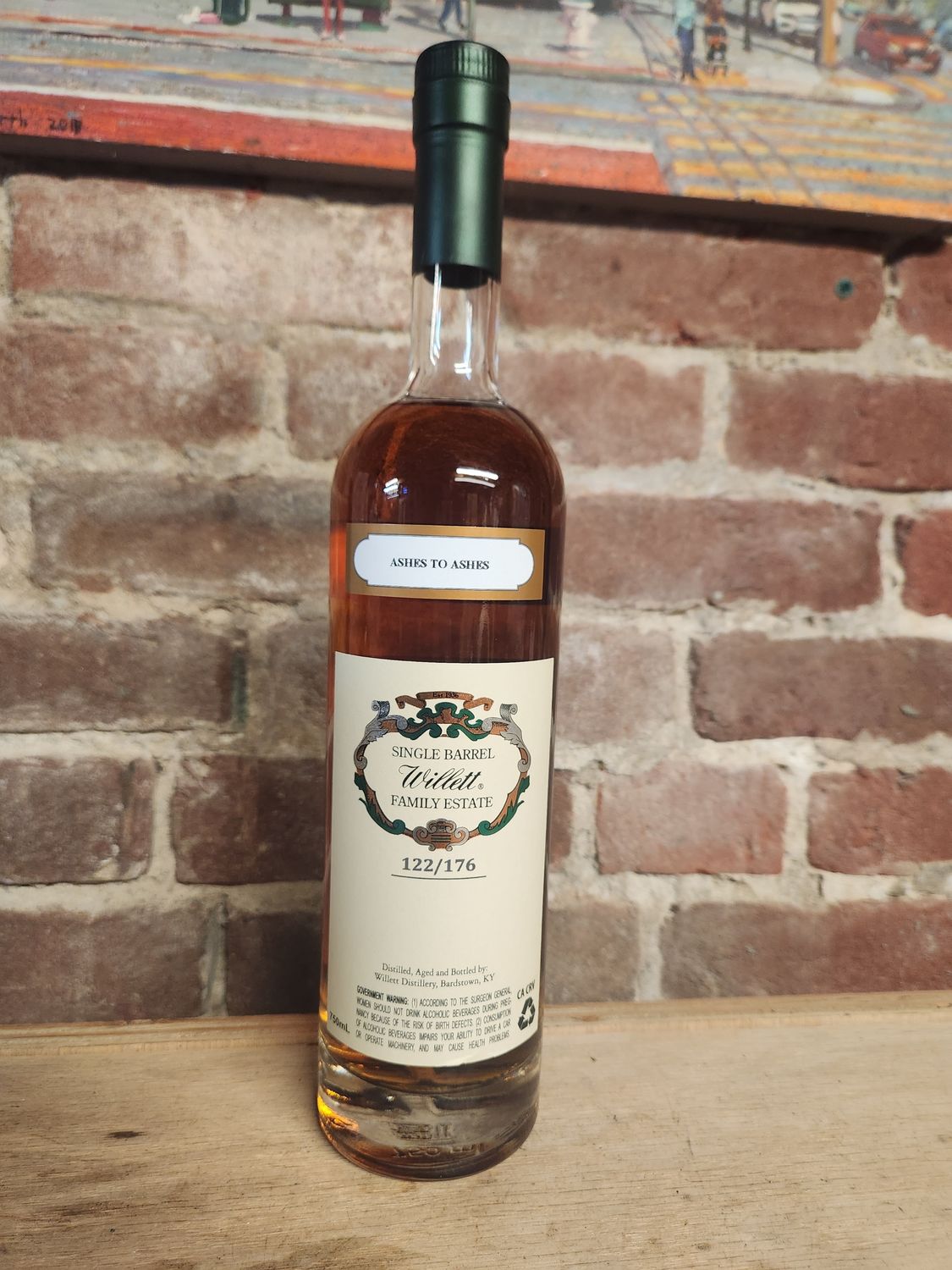 Willet 10Year Rye 750ml Barrel #1518