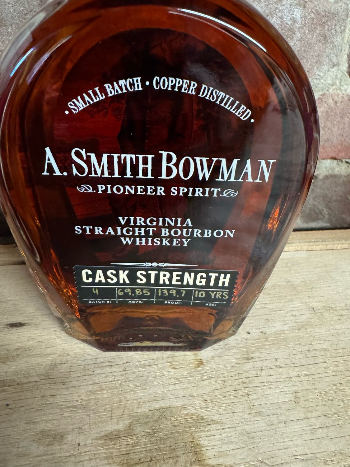 A. Bowman Cask Strength Batch 4 750ml
