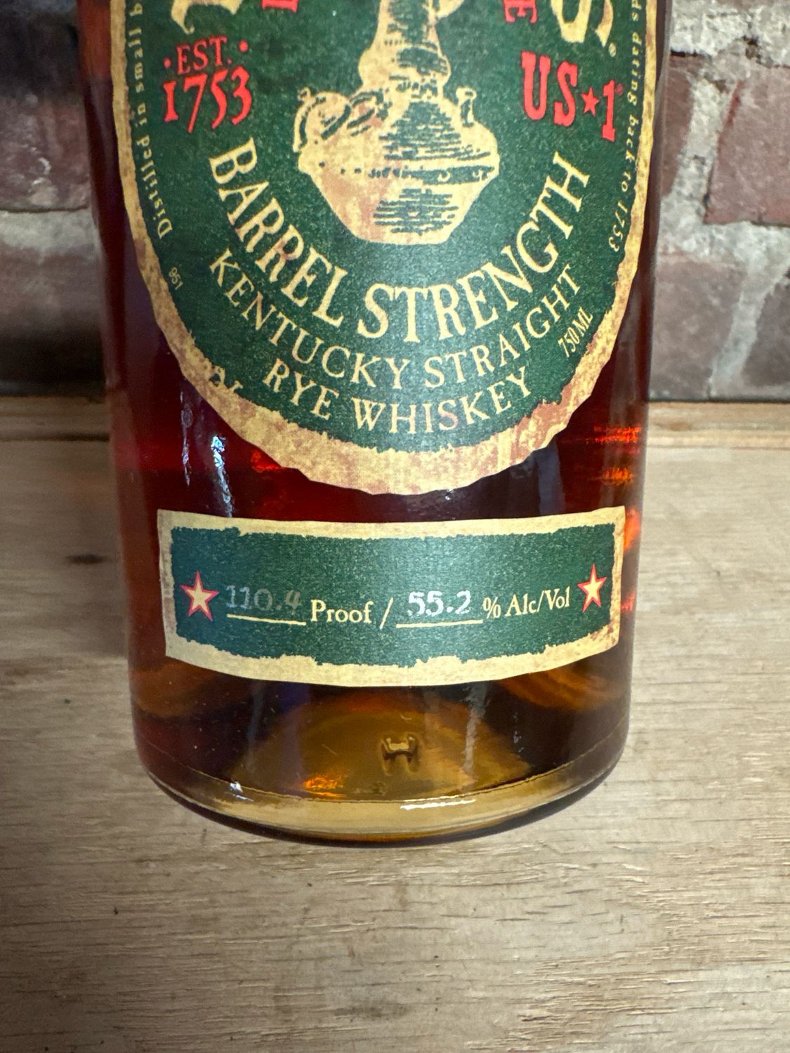 Michter’s Barrel Strength Rye 750ml