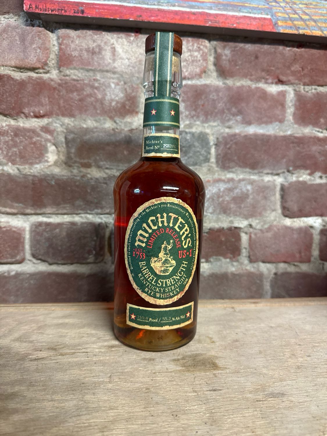 Michter’s Barrel Strength Rye 750ml