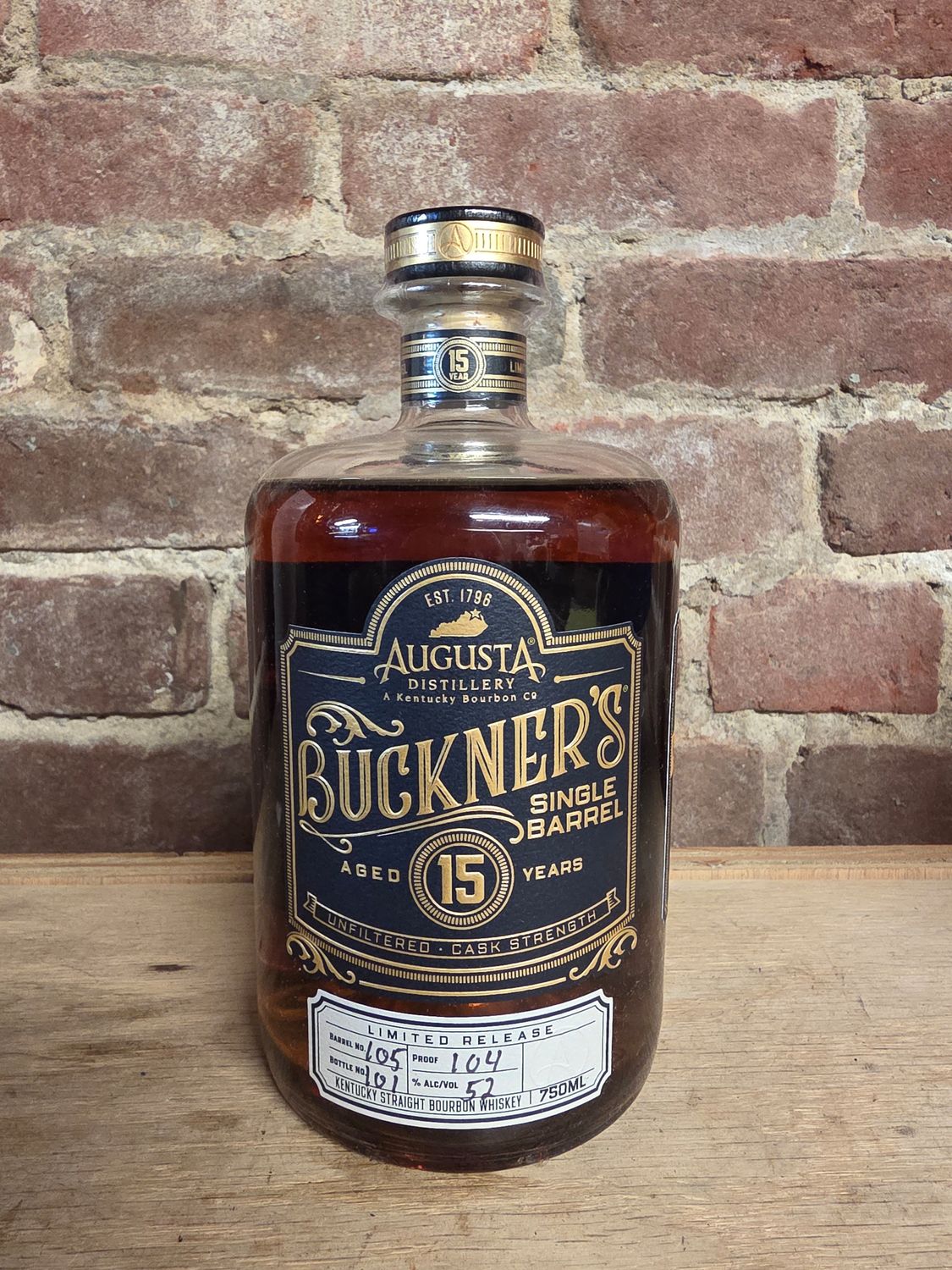 Augusta Buckner&#39;s 15year Barrel Pick 750ml