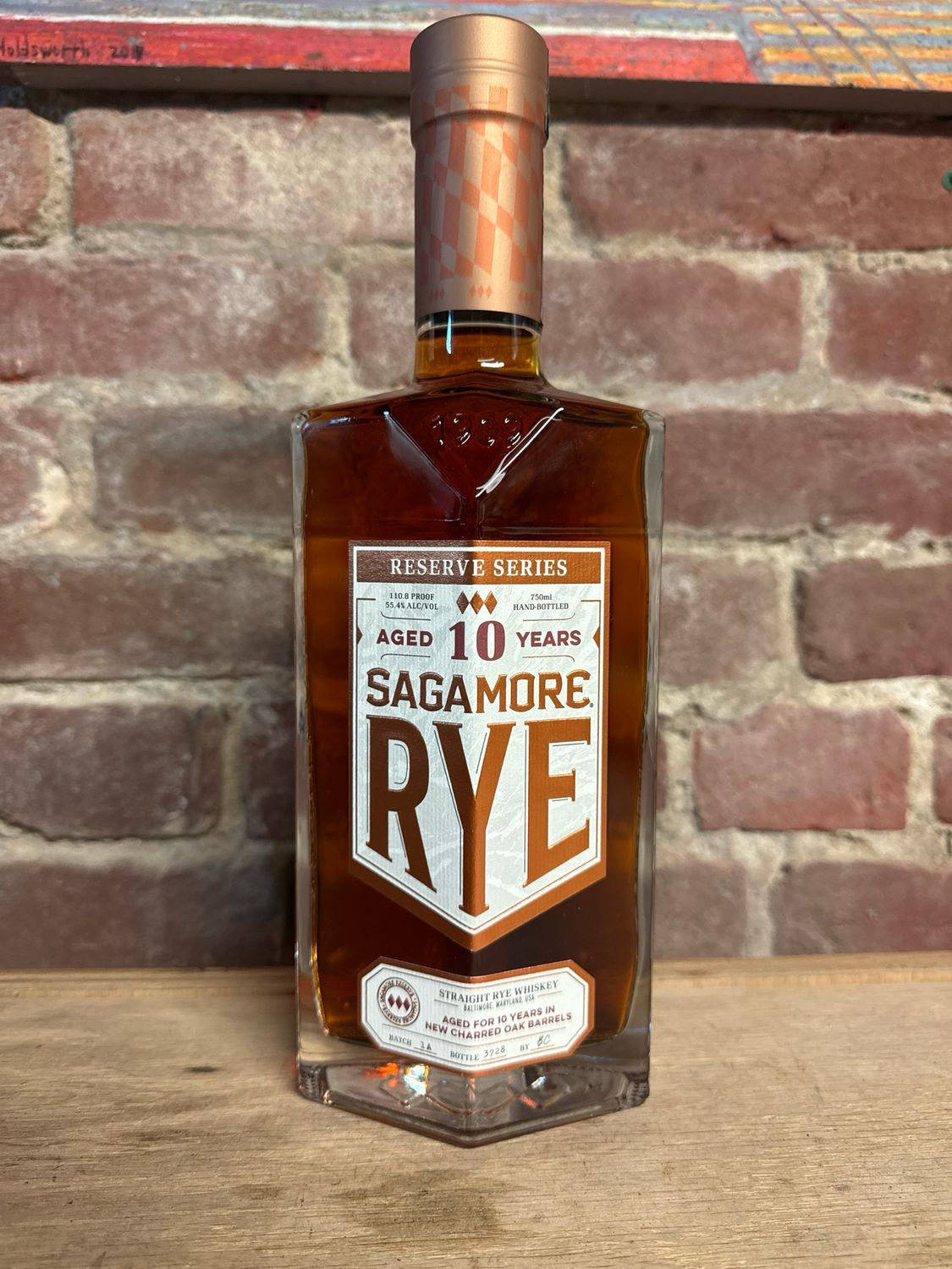 Sagamore 10year Rye 750ml