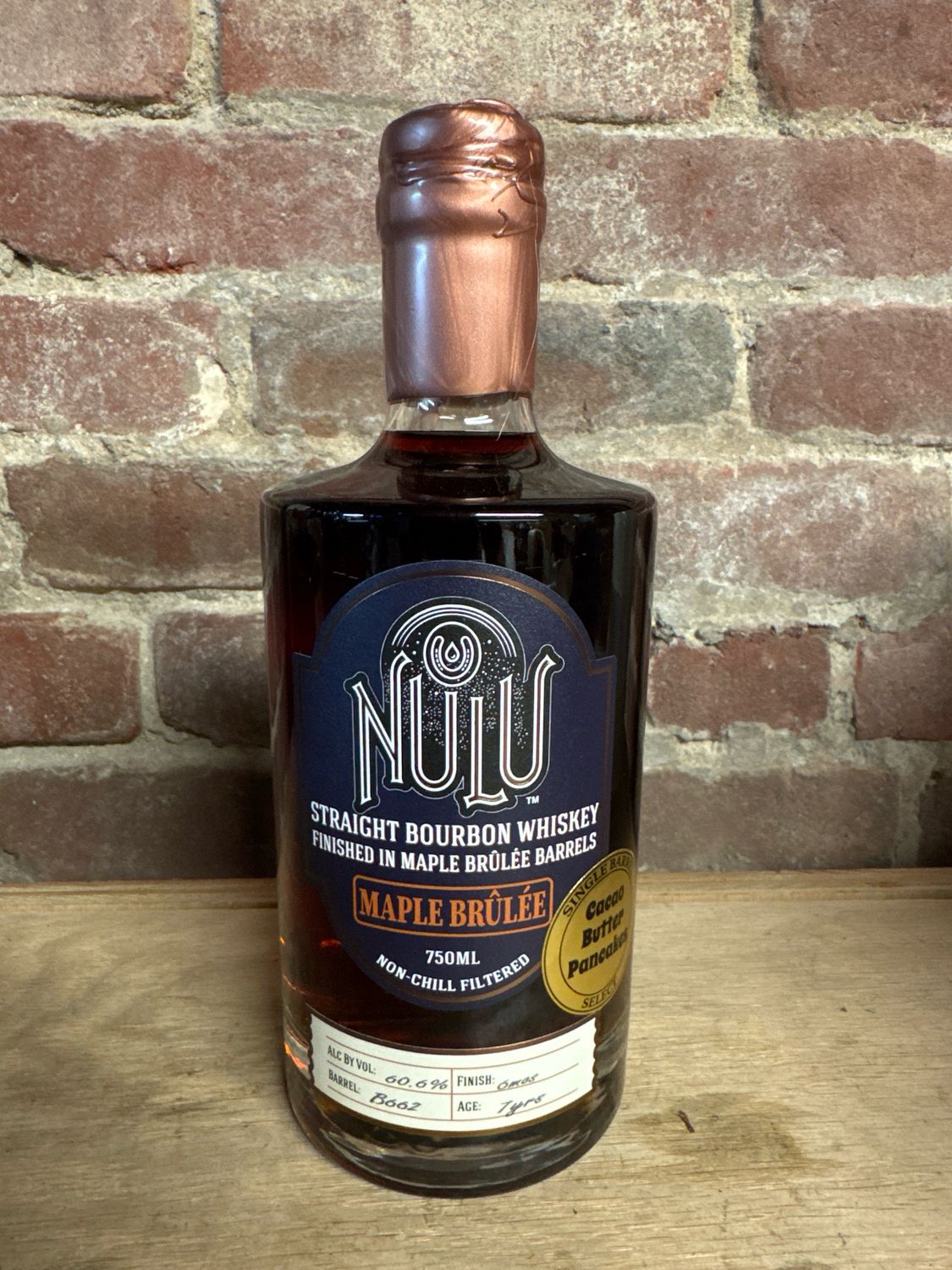 Nulu Maple Brûlée 121.2 Proof Bourbon 750ml