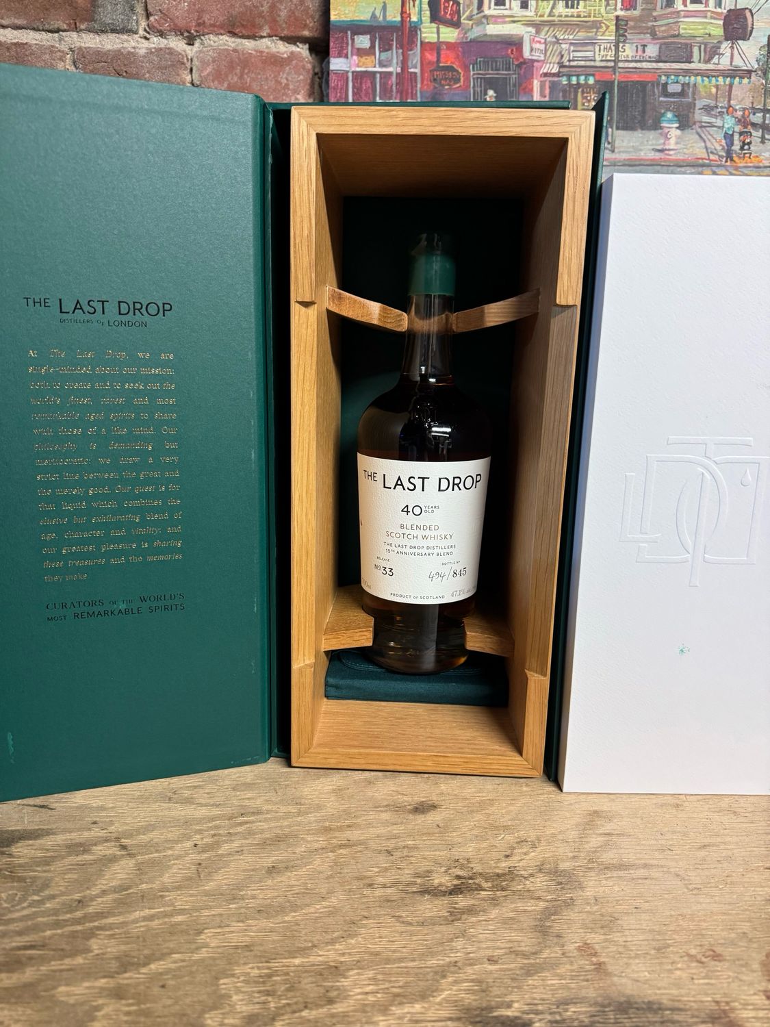 Last Drop 40years 15th Anniversary Blend Signed By Colin Scot &amp;Rebecca Jago