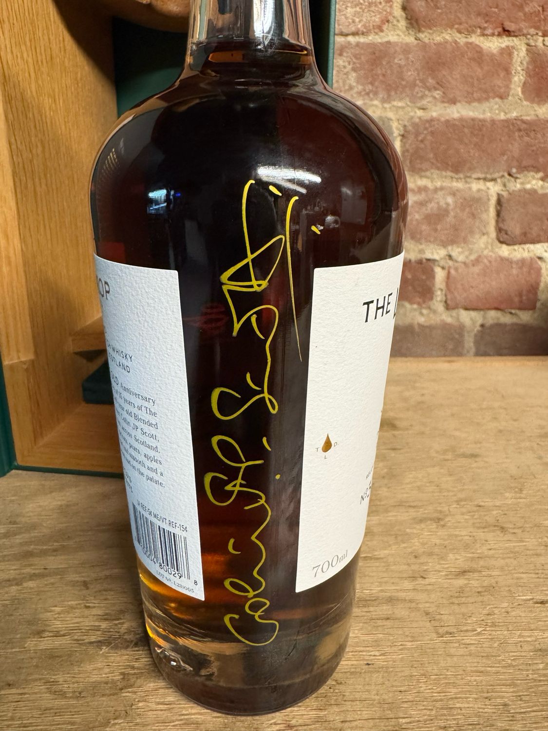 Last Drop 40years 15th Anniversary Blend Signed By Colin Scot &amp;Rebecca Jago