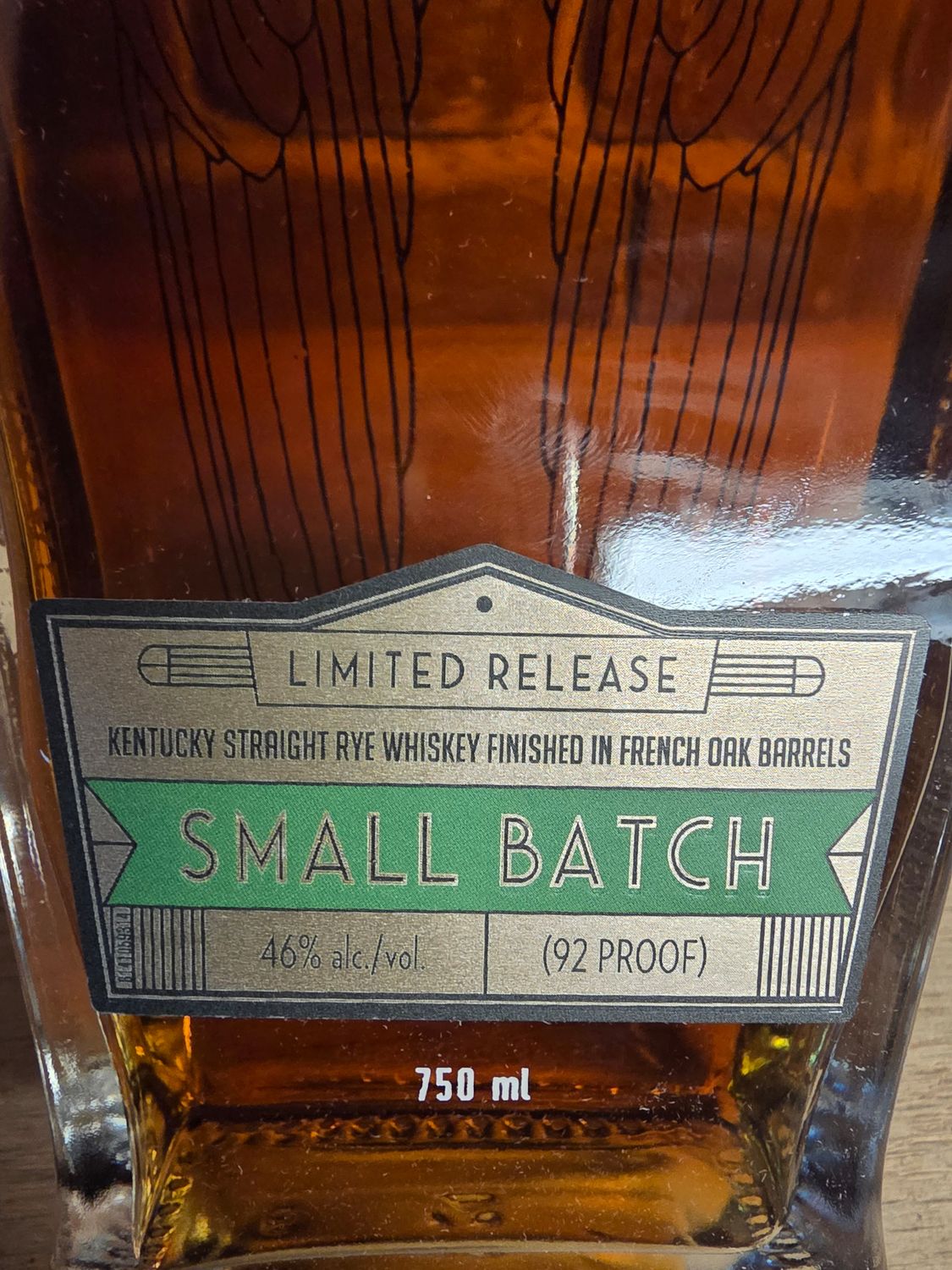 Angel&#39;s Envy Rye Finished in French Oak 750ml