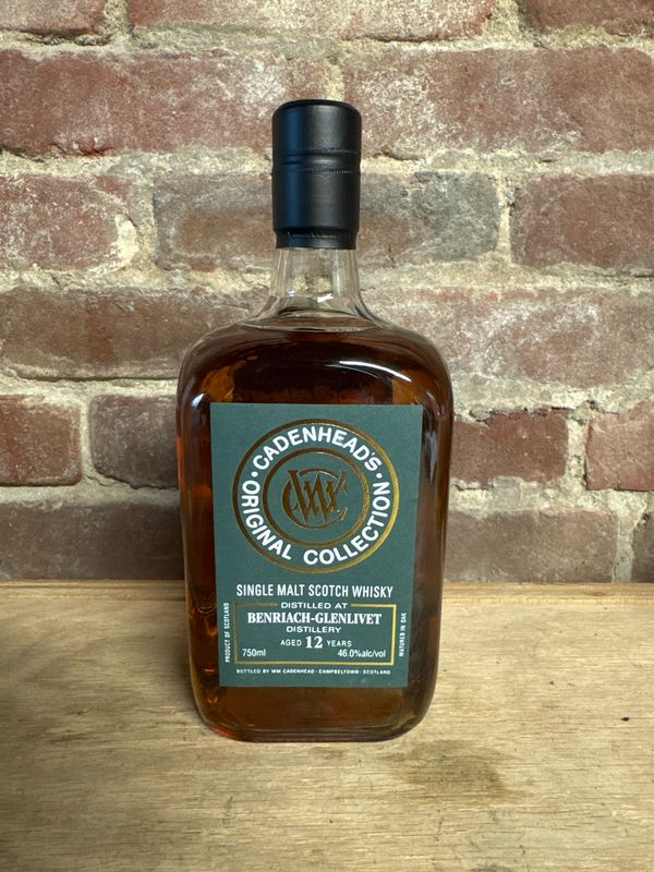 Cadenhead’s Benriach-Glenlivet 12years 750ml