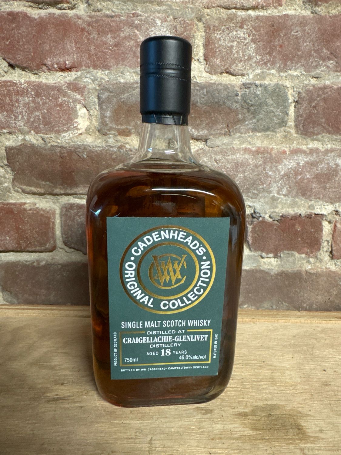 Cadenhead’s Craigellachie-Glenlevit 18years 750ml