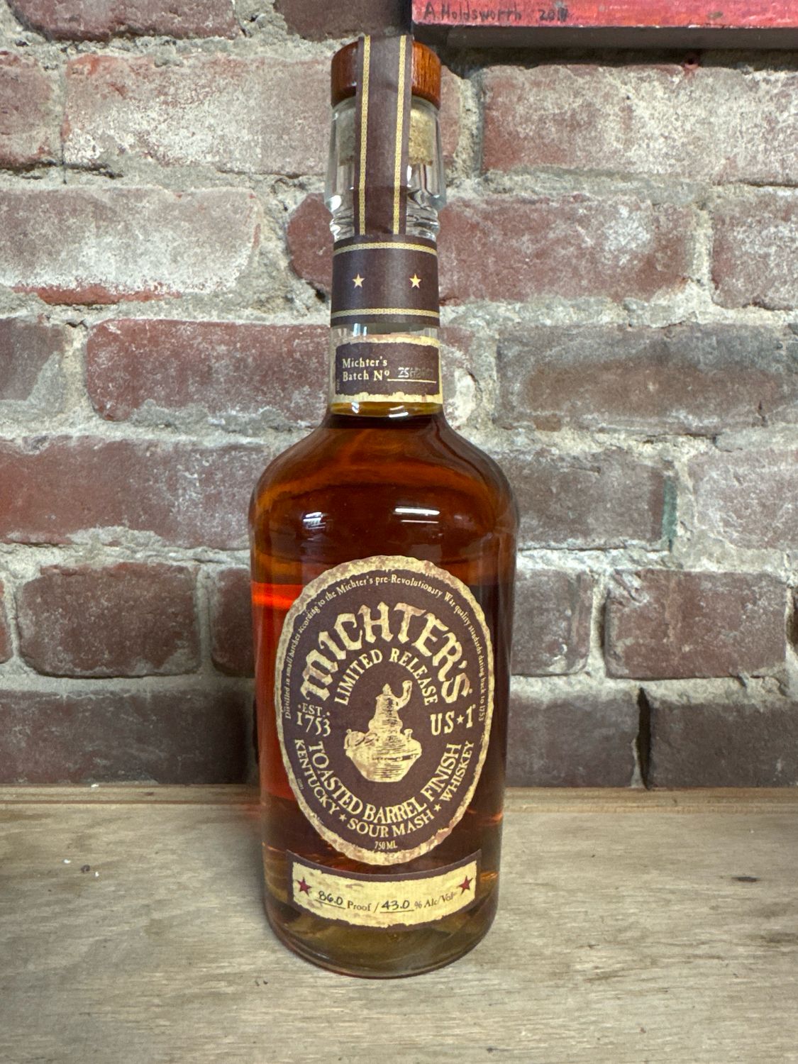 Michter’s Toasted Barrel Finish 750ml