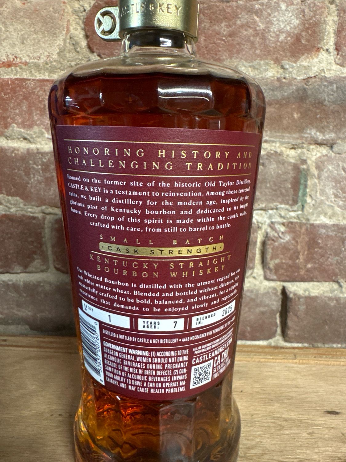Castle And Key Wheated Cask Strength 750ml