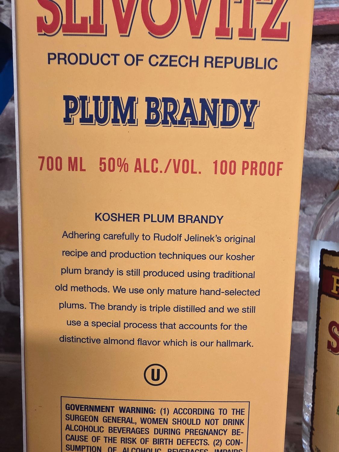 R. Jelínek 5year Plum Brandy 700ml