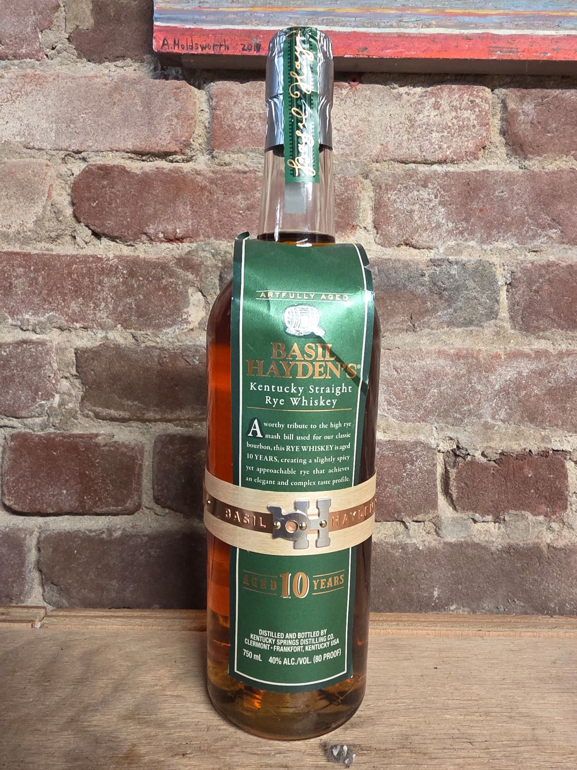 Basil Hayden 10year Rye 750ml Old Label