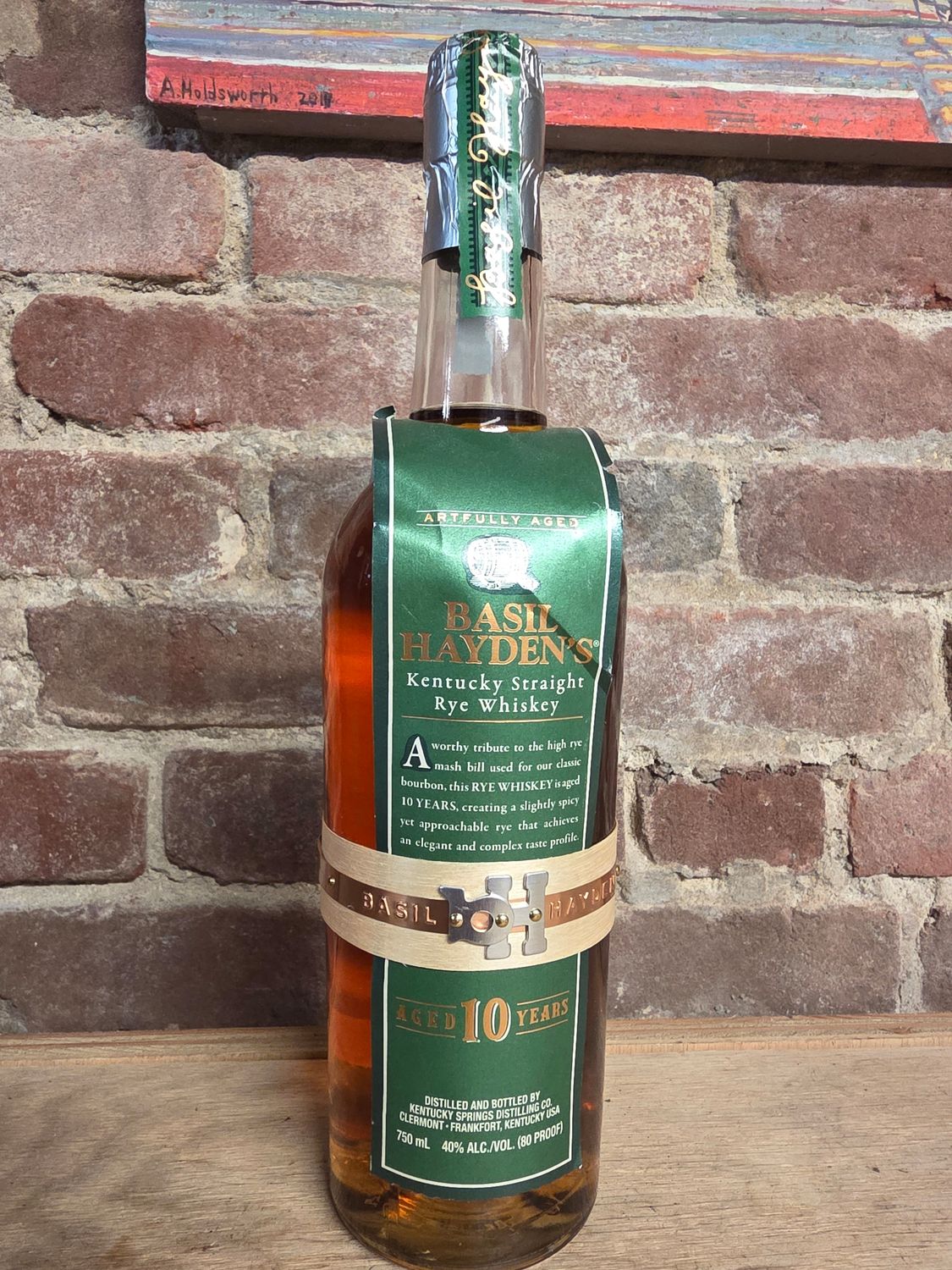 Basil Hayden 10year Rye 750ml Old Label