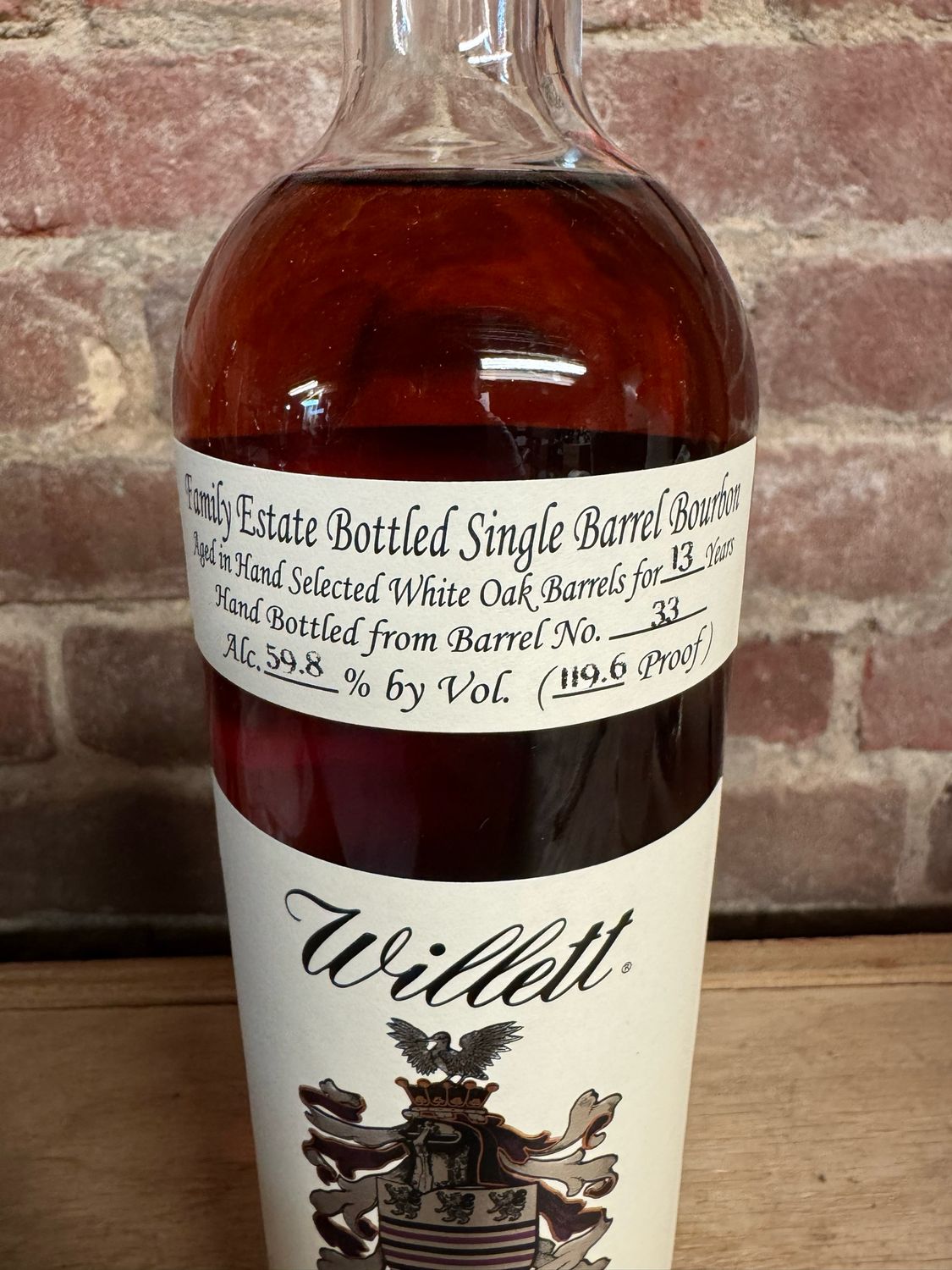 Willet 13year “Hell In A Bucket” Bourbon 750ml