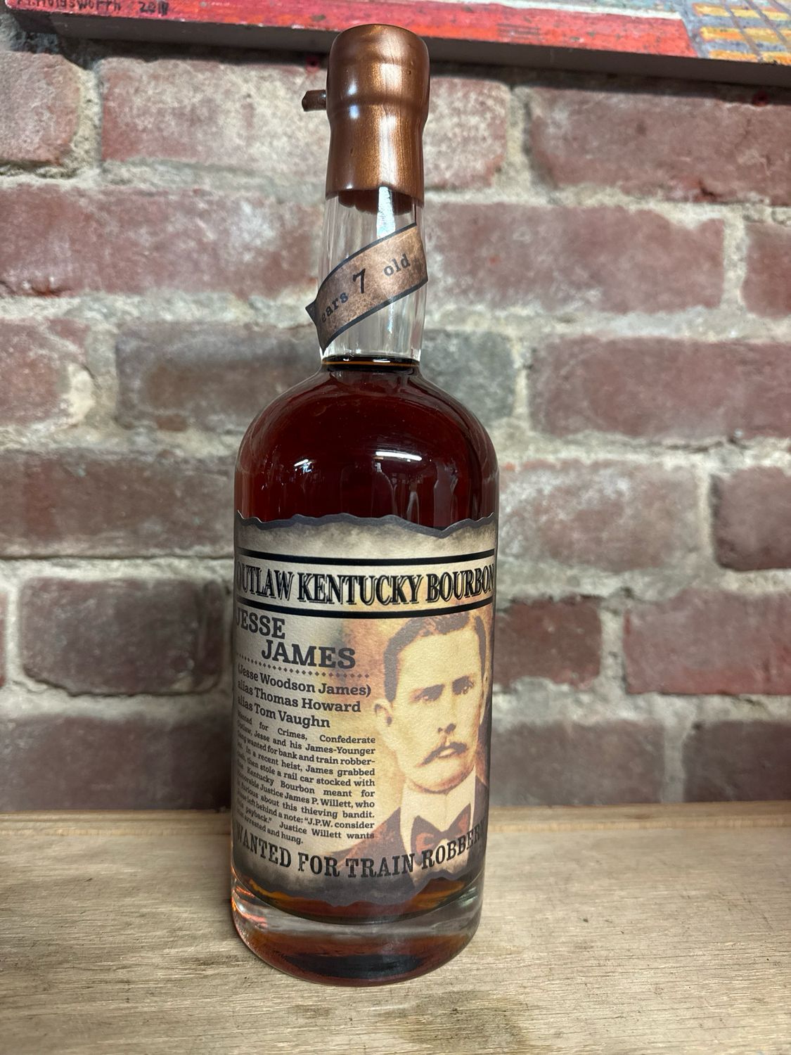 Outlaw Jessie James 7year Bourbon 750ml