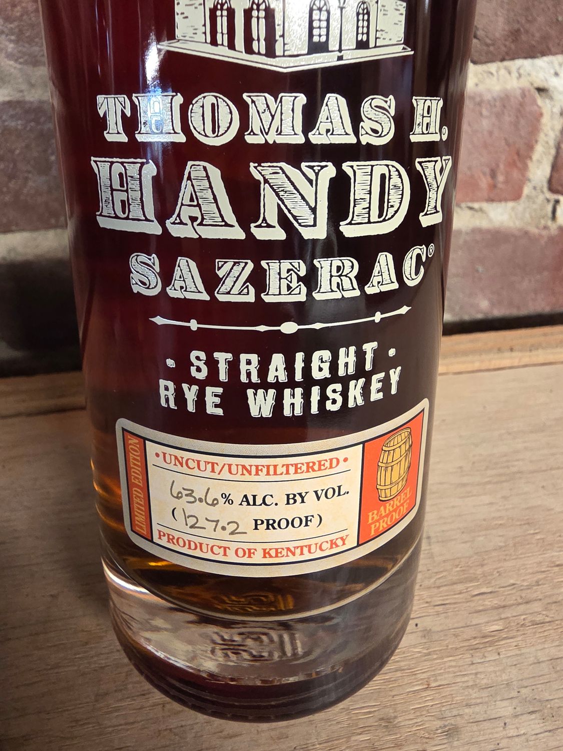 Thomas H. Handy Straight Rye 2024 750ml