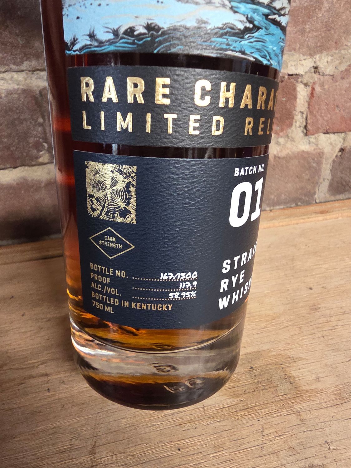 Rare Character Batch No.1 Straight Rye 750ml