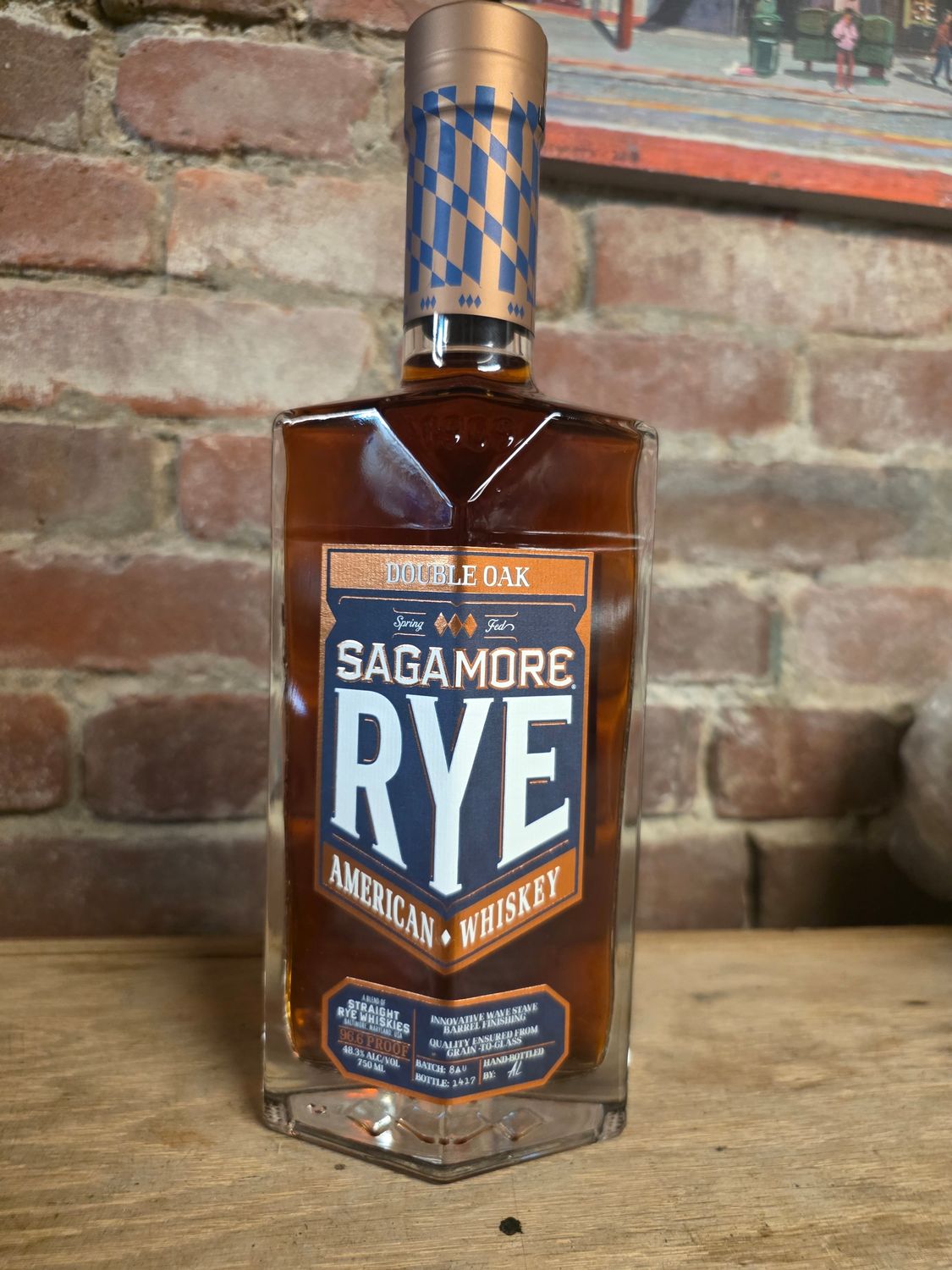 Sagamore Rye Double Oak 750ml