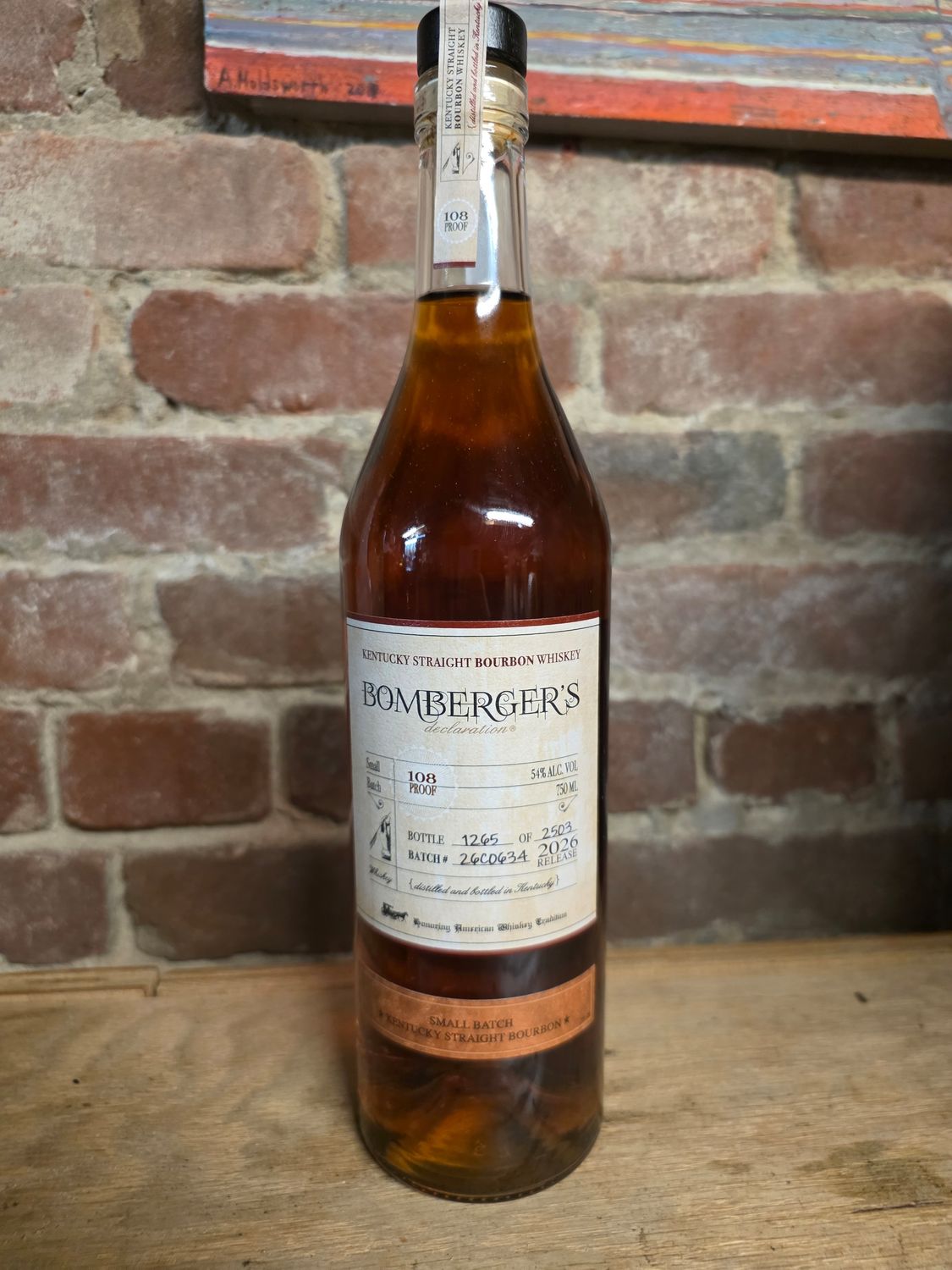 Bomberger’s Declaration 2026 750ml
