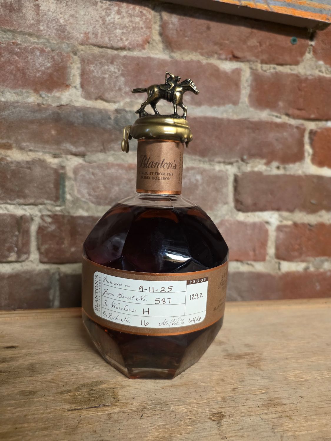 Blanton’s Straight From The Barrel 129.2proof 750ml