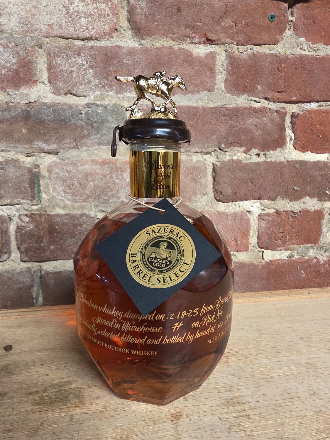 Blanton's Bourbon Gold Barrel Pick 750ml
