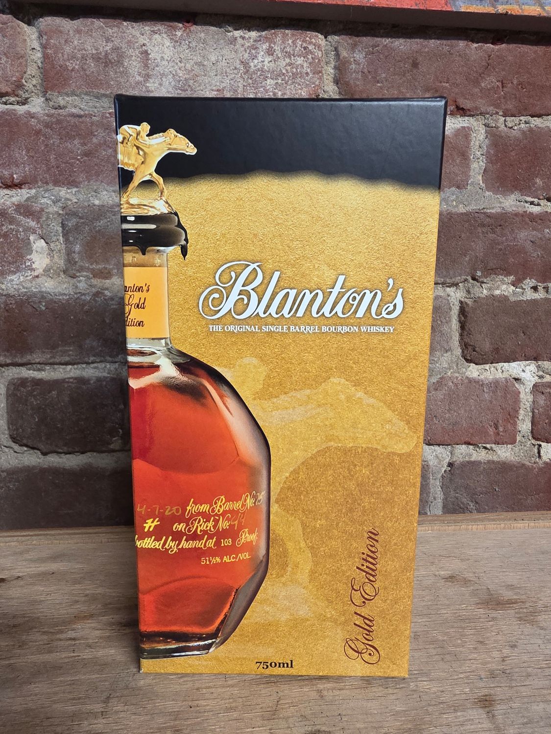 Blanton's Bourbon Gold Barrel Pick 750ml