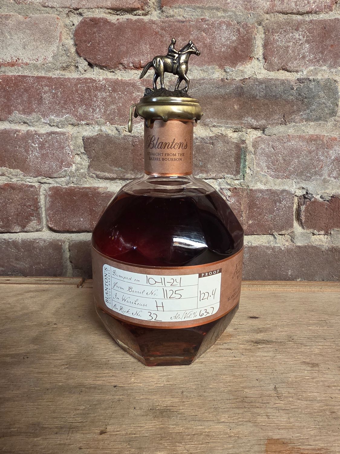 Blantons Straight From The Barrel 127.4 Proof 750ml