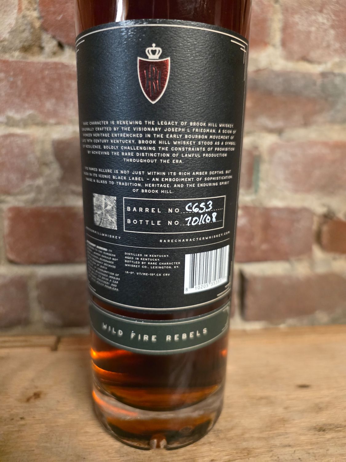 Brook Hill 10Year Rare Character 750ml