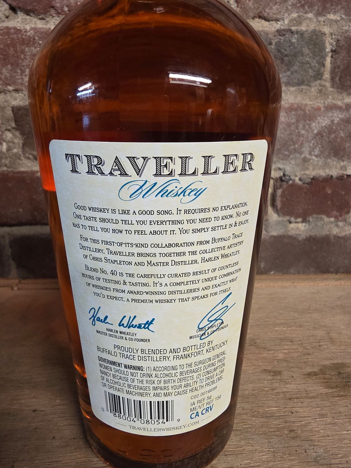 Traveller Full Proof 750ml