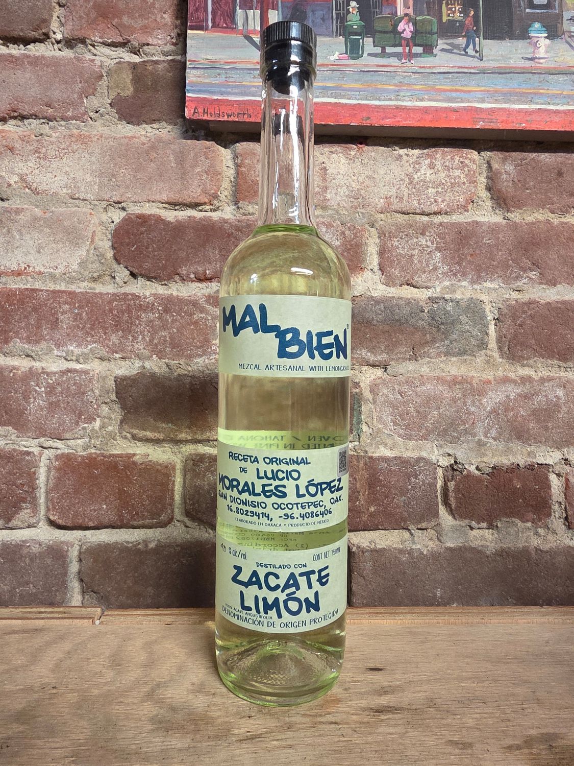 Mal Bien Zacate Limon Mezcal