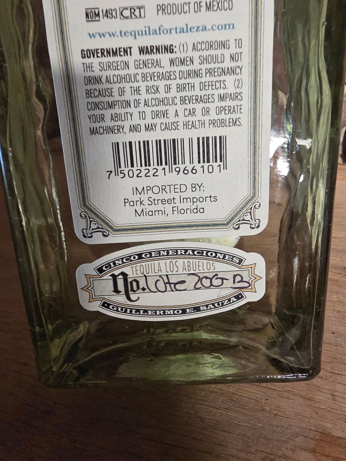 Fortaleza Blanco Lot 200 750ml