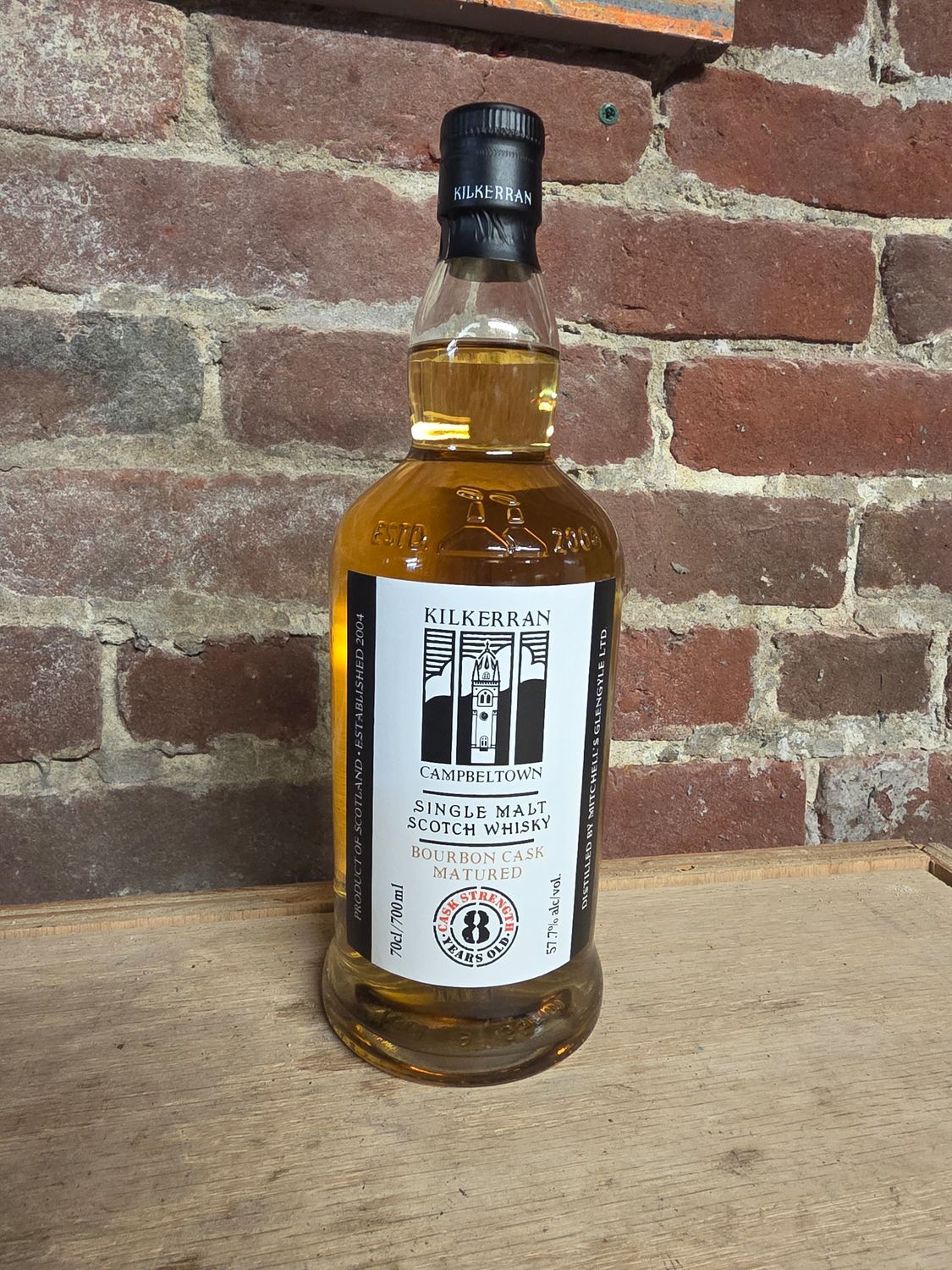 Kilkerran 8year Bourbon Cask 700ml