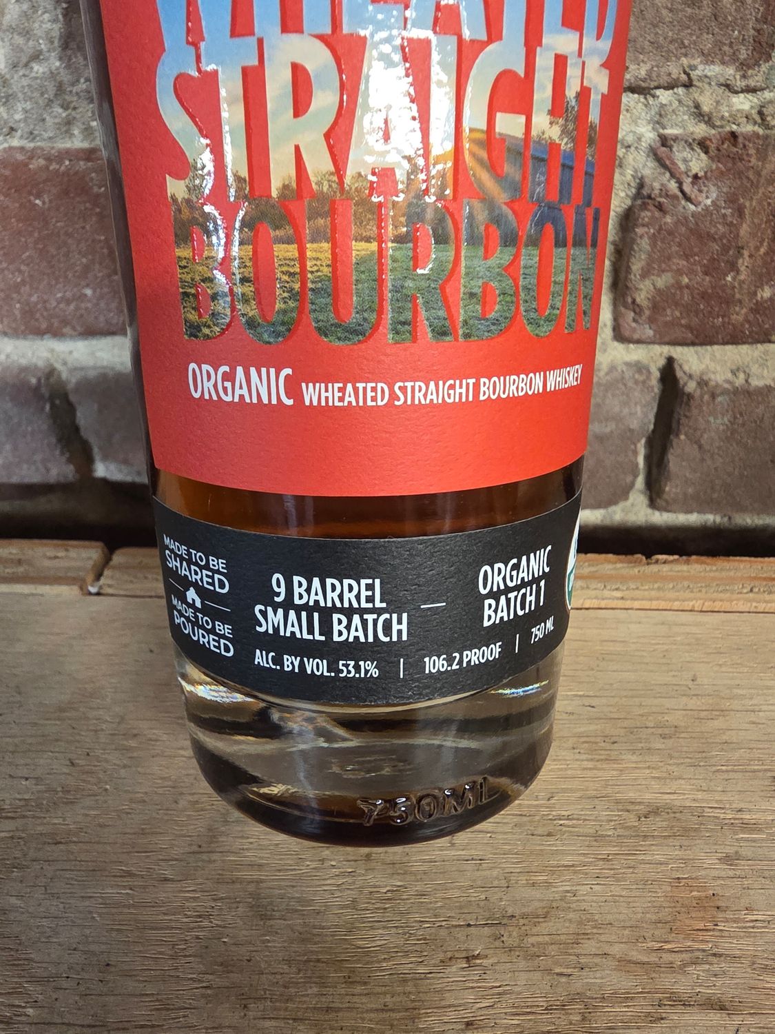 Hidden Barn Organic Wheated Batch 1 750ml