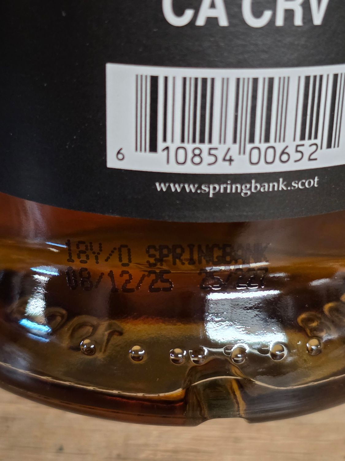 Springbank 18year 700ml