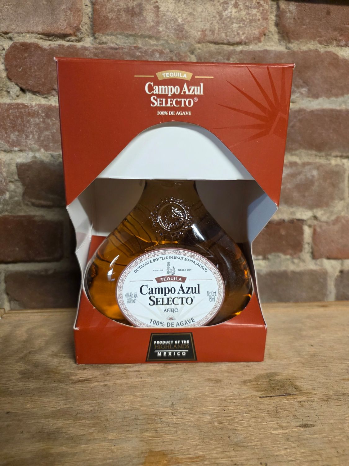 Campo Azul Selecto Anejo 750ml