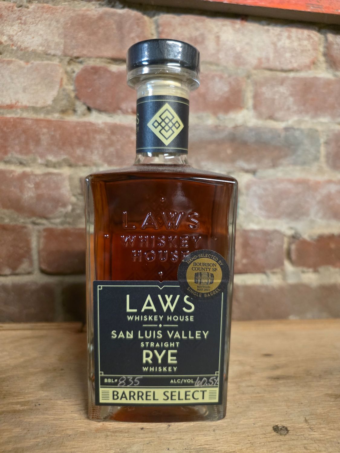 Laws Straight Rye Barrel Select 750ml