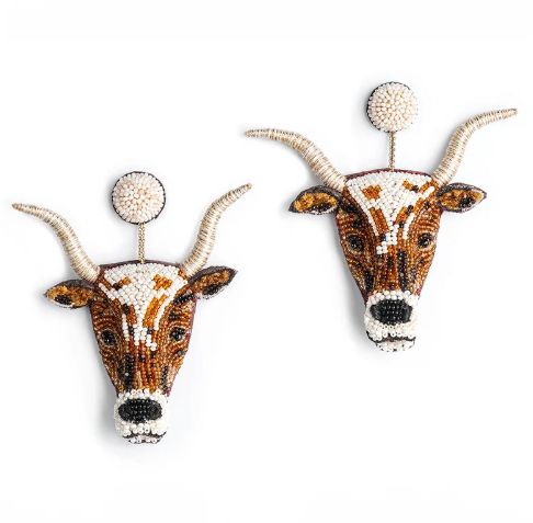 Deepa Gurnani Longhorn Earrings