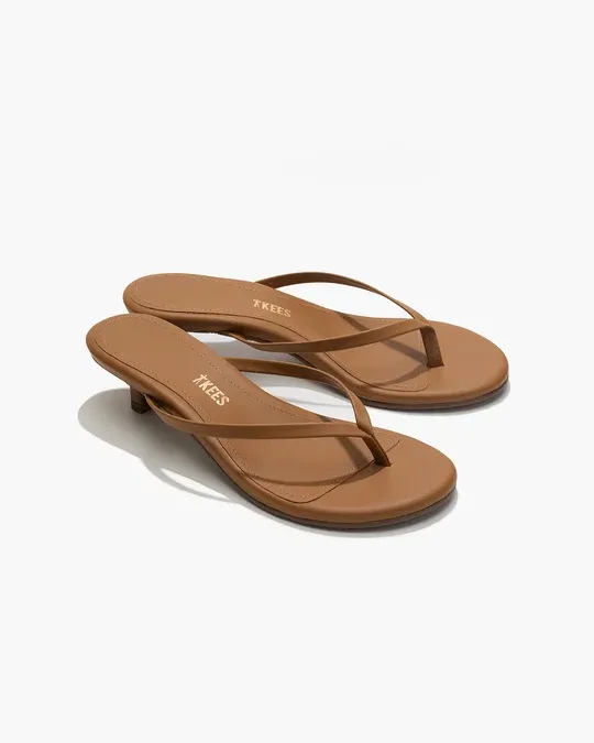 TKEES Julia Kitten Heel - Camel