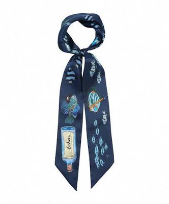 Echo Scarf Lost at Sea Blue Ribbon