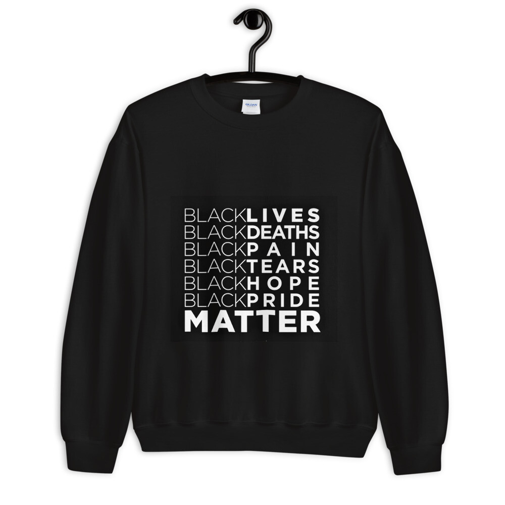 -BLACK LIVES MATTER- Unisex Sweatshirt