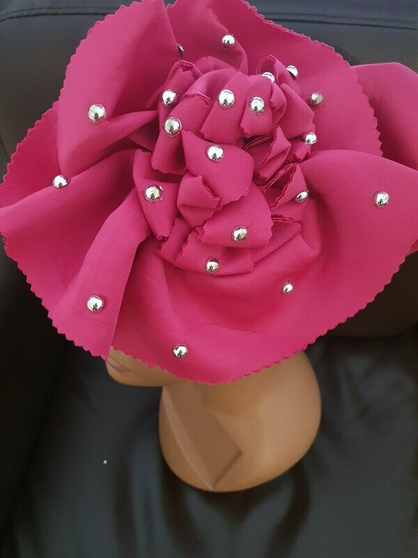 FUCHSIA PINK UNIQUE TURBAN