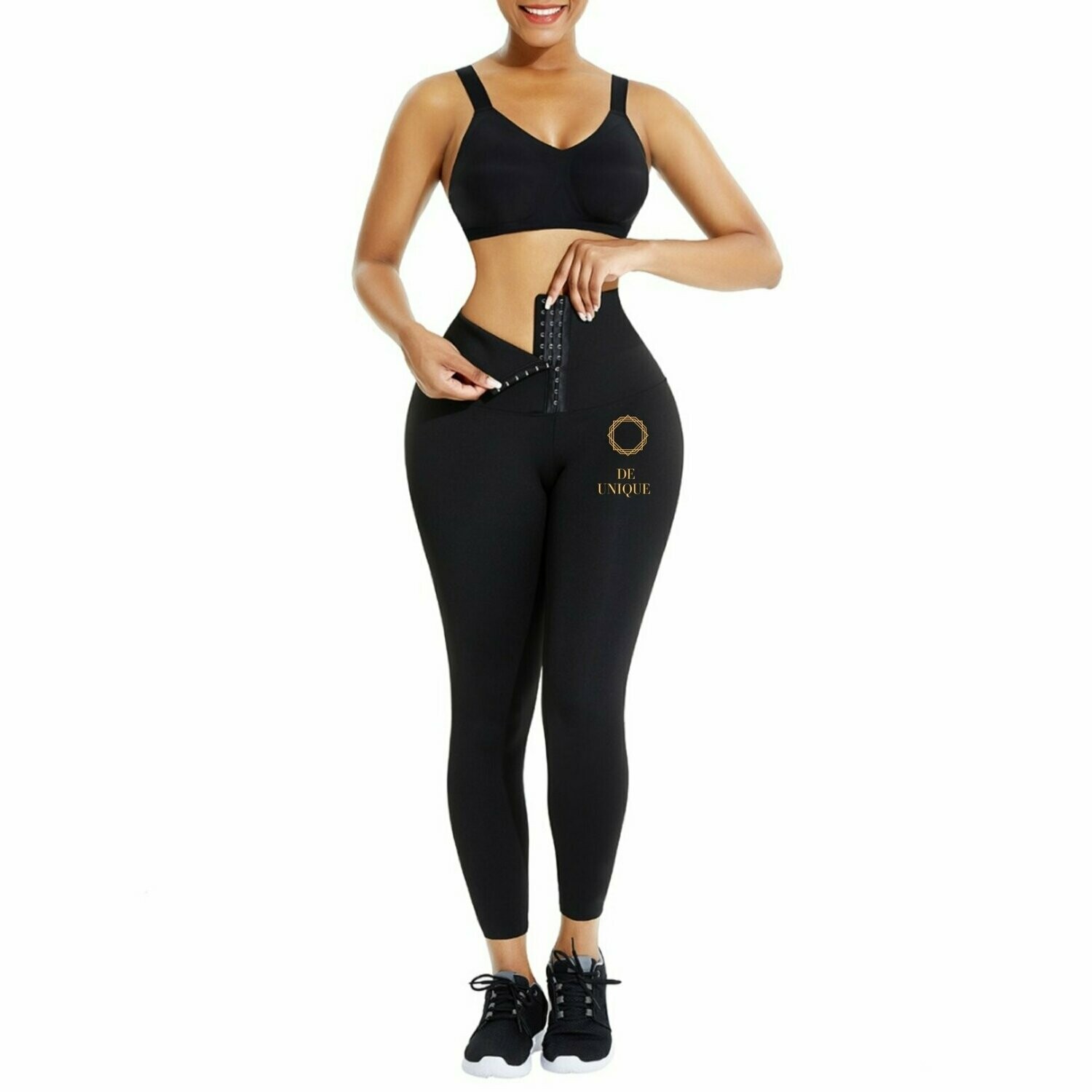 Black Medium High waist trainer leggings