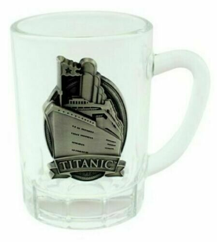 White Star Line Titanic 1912 Mini Glass Tankard