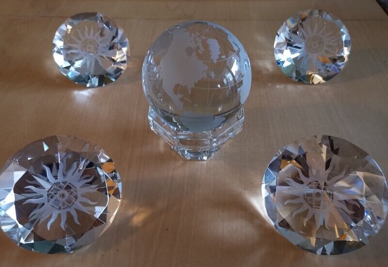 Harmonie- Feng Shui Kristalle 5 X